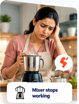 Mixer stops working